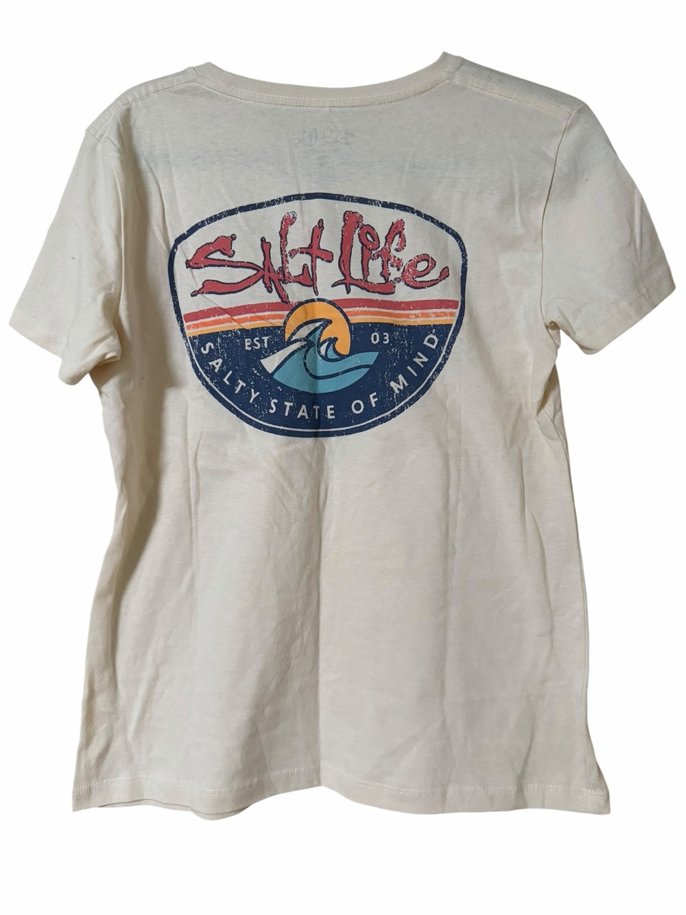 Salt Life Women’s Cream Graphic Logo T-Shirt